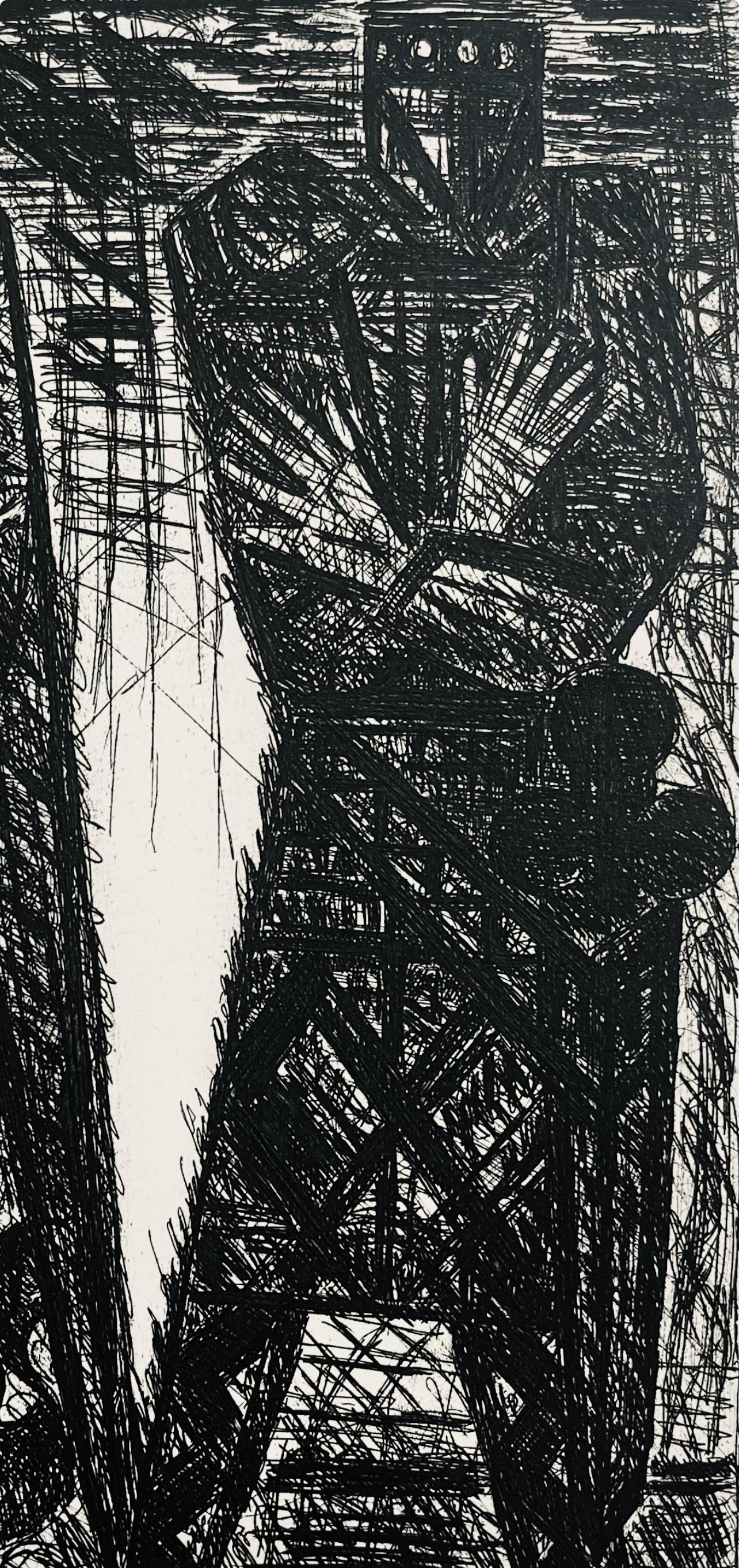 Etching on Vélin de Rives paper. Unsigned and unnumbered, as issued. Good condition. Notes: From the folio, Shakespeare, Macbeth, Eaux-fortes de Gromaire, 1958. Published by Tériade, éditeur, Paris; printed by L'Imprimerie nationale, Paris,