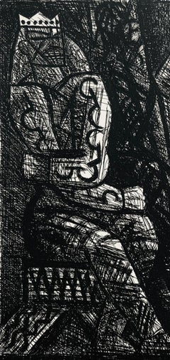 Scène XIII, Shakespeare, Macbeth, Eaux-fortes de Gromaire