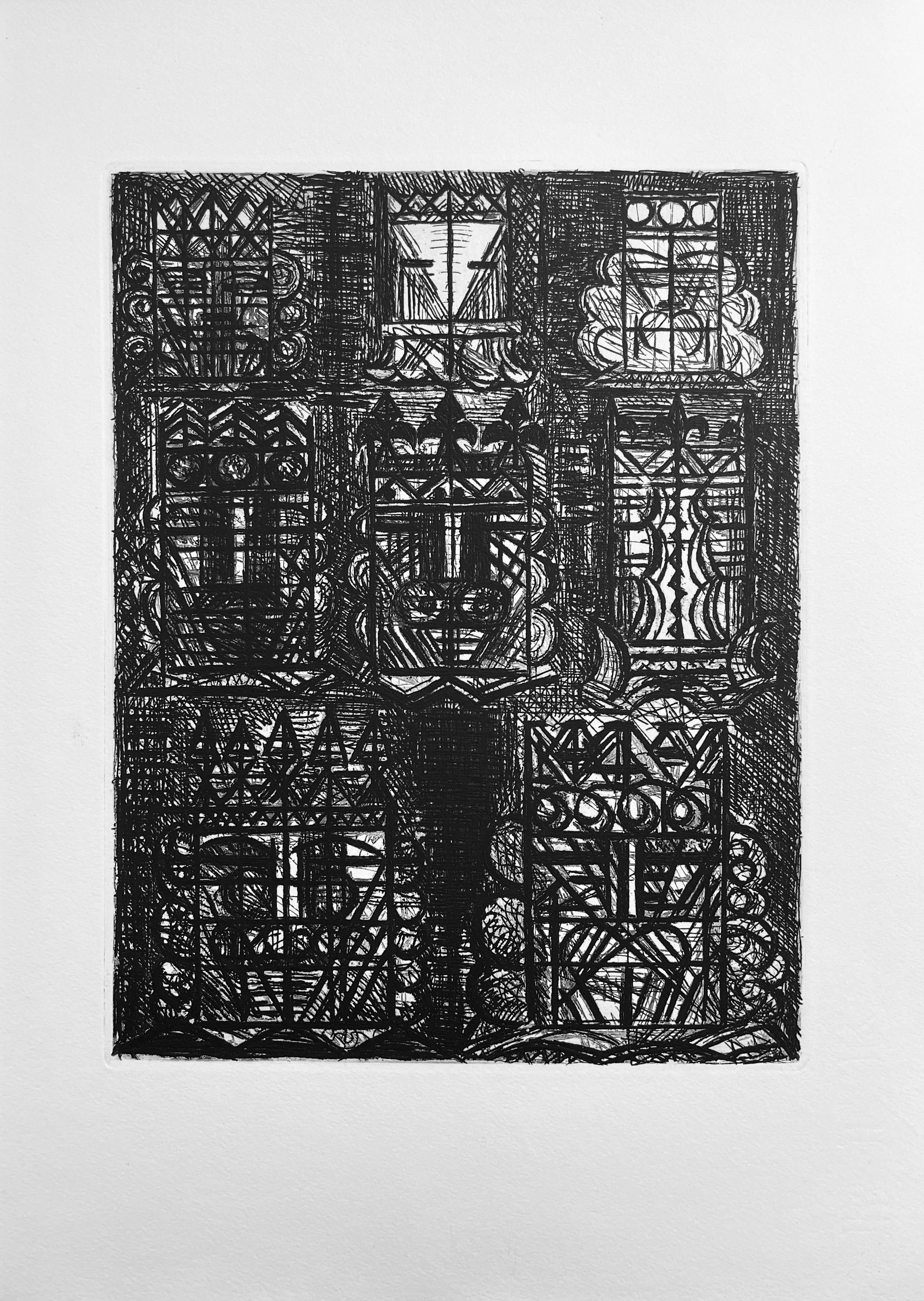 Etching on Vélin de Rives paper. Unsigned and unnumbered, as issued. Good condition. Notes: From the folio, Shakespeare, Macbeth, Eaux-fortes de Gromaire, 1958. Published by Tériade, éditeur, Paris; printed by L'Imprimerie nationale, Paris,