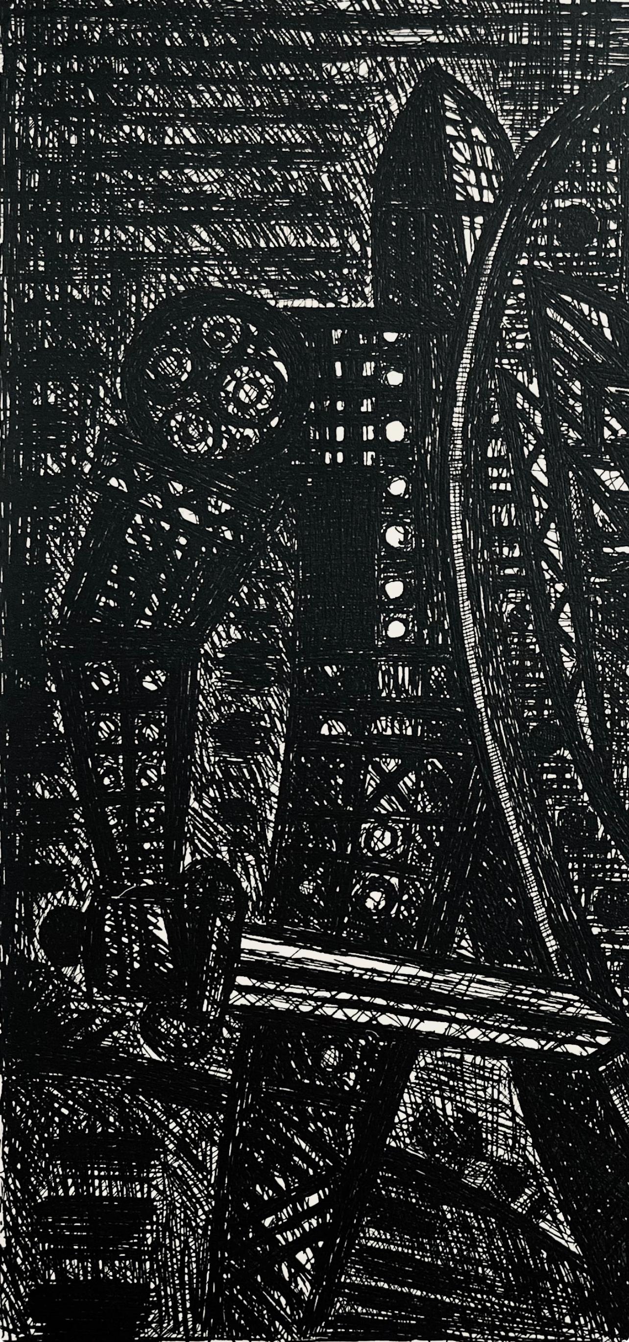 Scène XX, Shakespeare, Macbeth, Eaux-fortes de Gromaire - Black Figurative Print by Marcel Gromaire