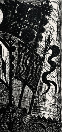 Scène XXIV, Shakespeare, Macbeth, Eaux-fortes de Gromaire