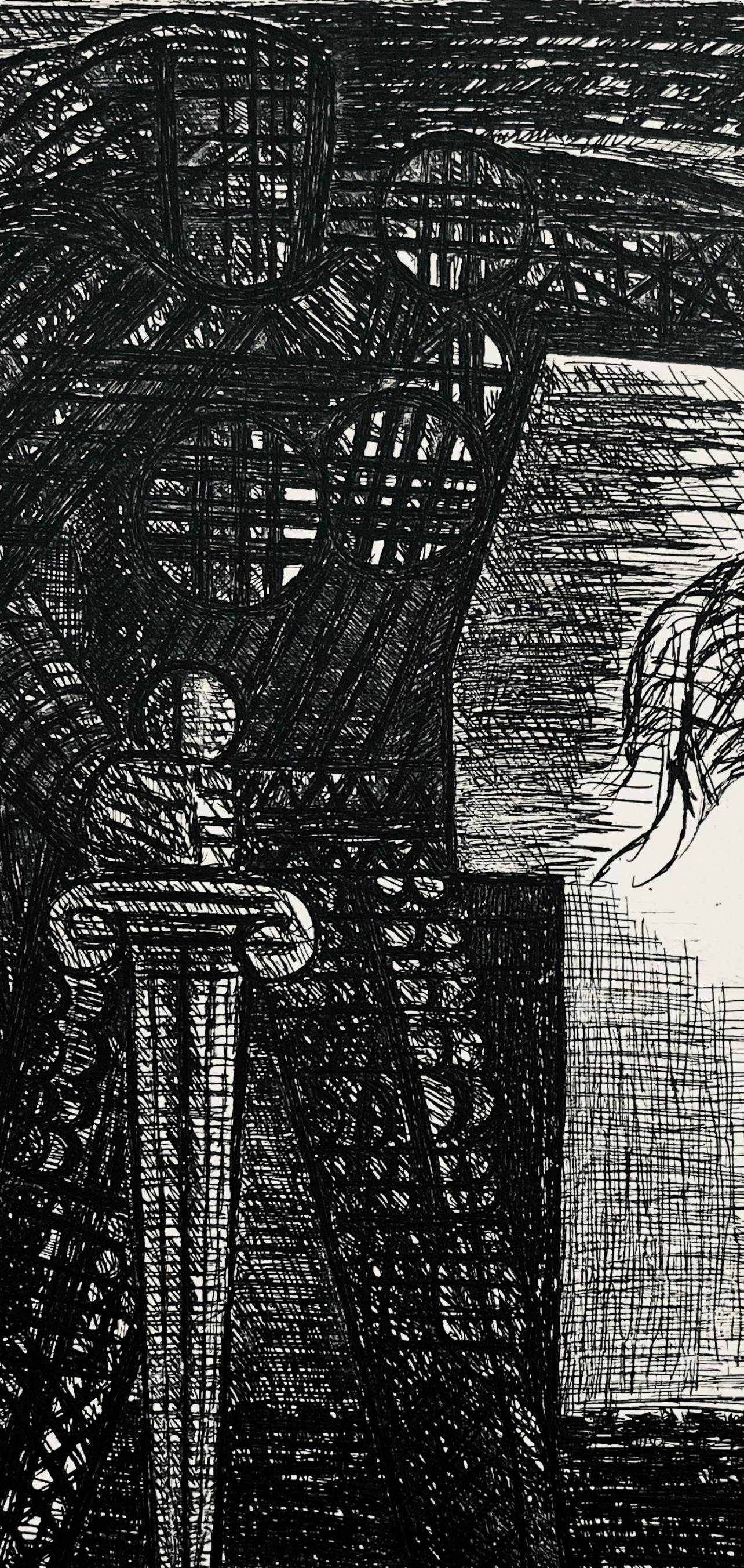 Scène XXV, Shakespeare, Macbeth, Brunnentore von Gromaire (Moderne), Print, von Marcel Gromaire