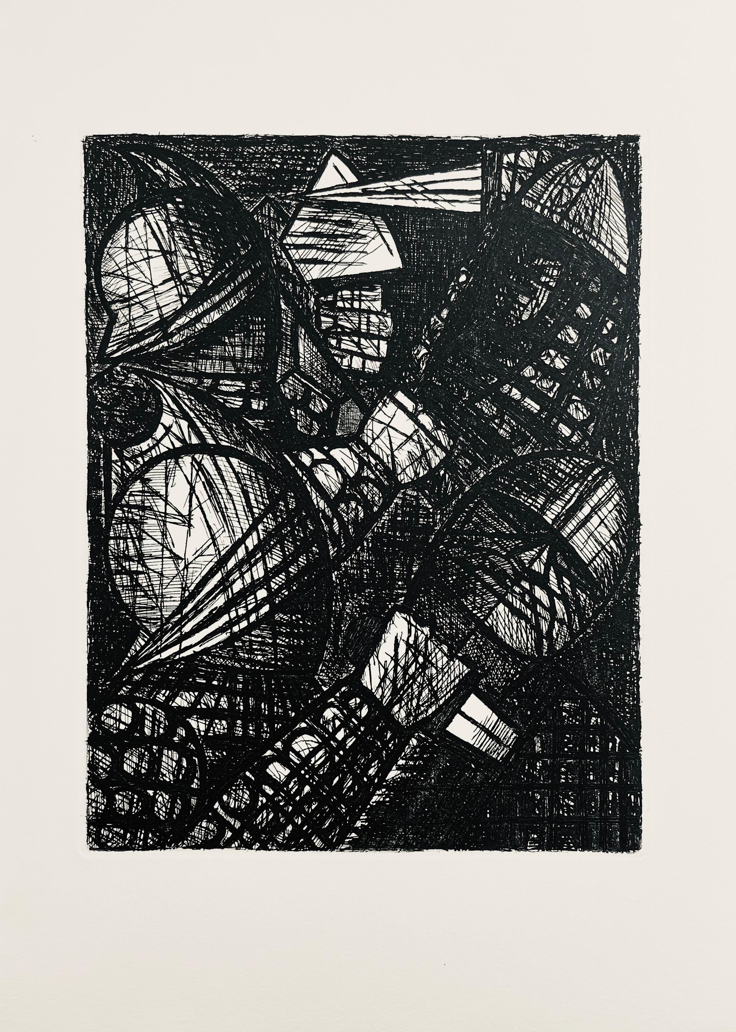 Etching on Vélin de Rives paper. Unsigned and unnumbered, as issued. Good condition. Notes: From the folio, Shakespeare, Macbeth, Eaux-fortes de Gromaire, 1958. Published by Tériade, éditeur, Paris; printed by L'Imprimerie nationale, Paris,
