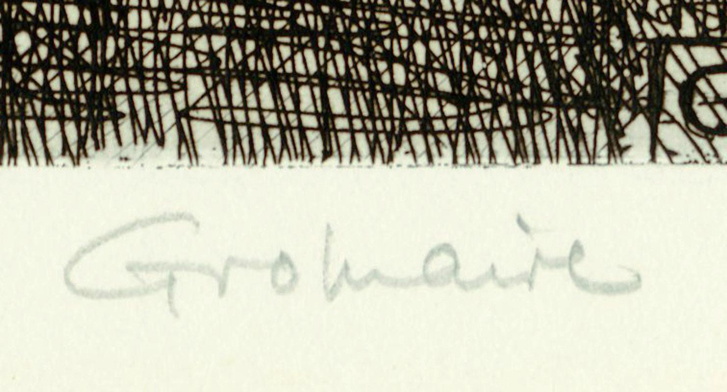 El arte de la conversación (Tres personajes sobre...)
Aguafuerte, 1958
Firmado a lápiz abajo a la derecha: 
