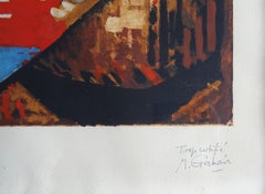 Le peintre. 1943, papier, lithographie, 56 x 46 cm