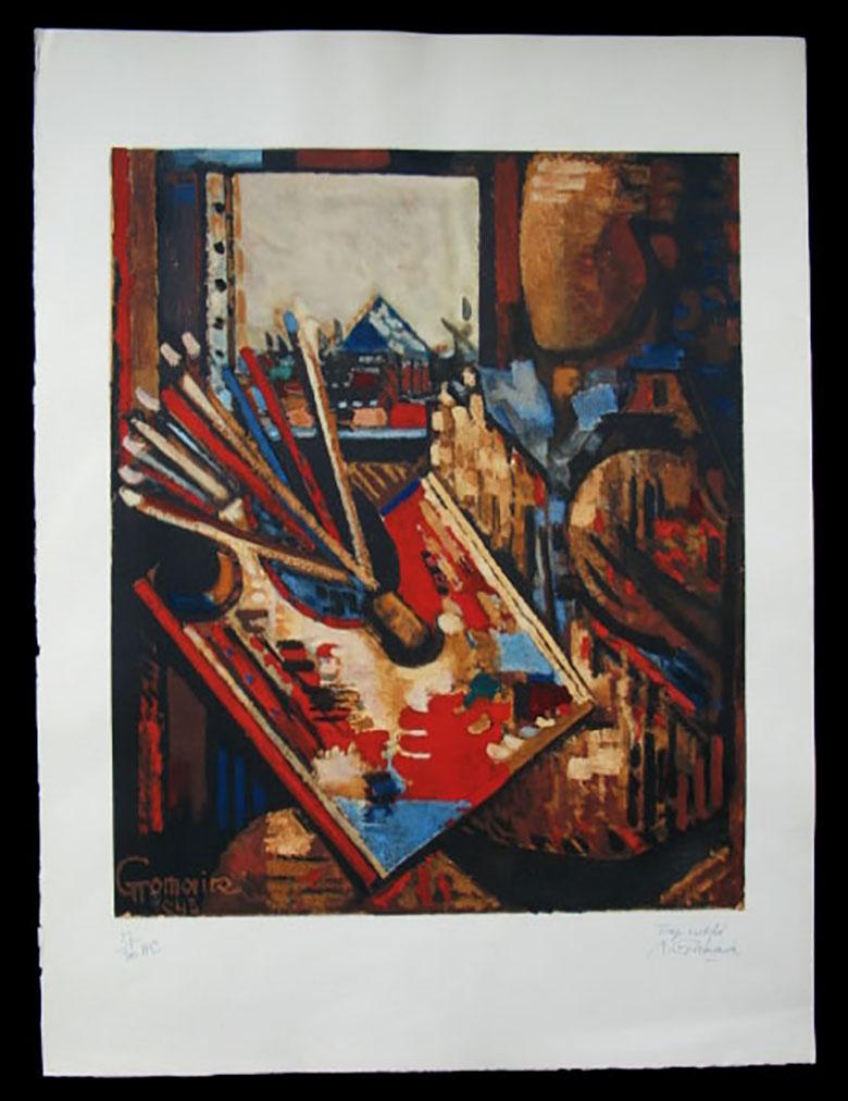 The Painter - Print by Marcel Gromaire