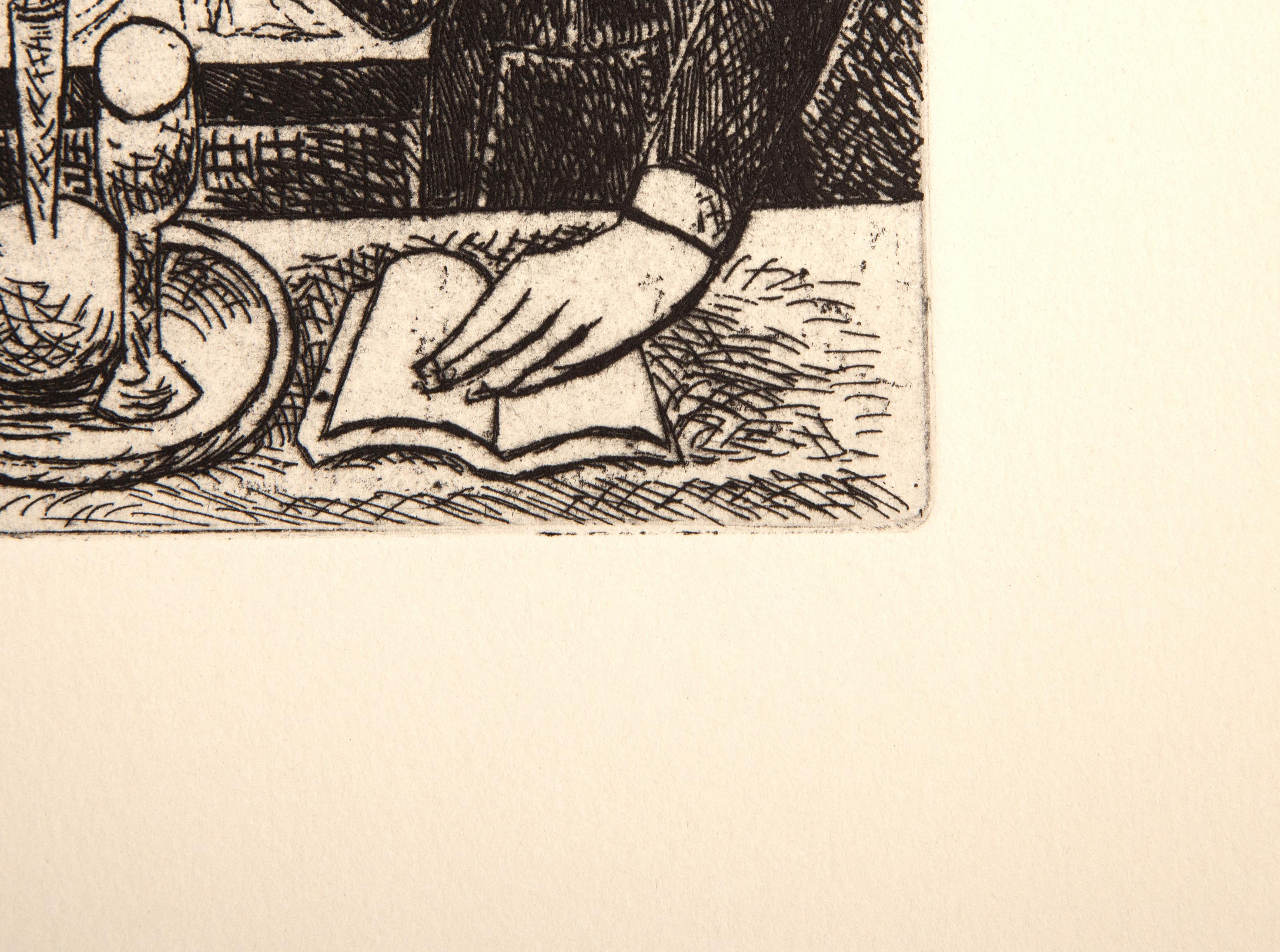 Vers un Monde Volage II, Suite of Surrealist Etchings by Marcel Gromaire For Sale 10