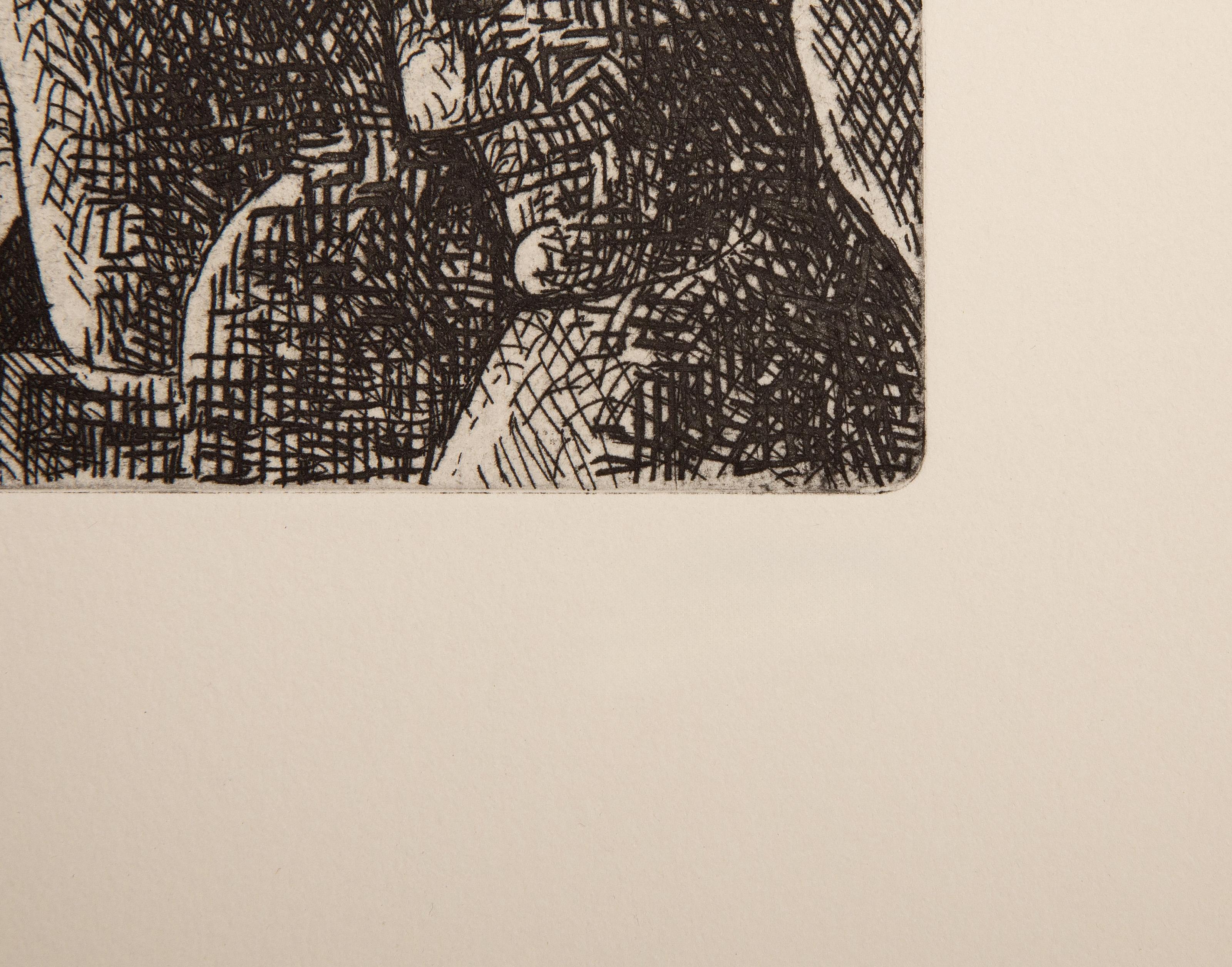 Vers un Monde Volage II, Suite of Surrealist Etchings by Marcel Gromaire For Sale 16