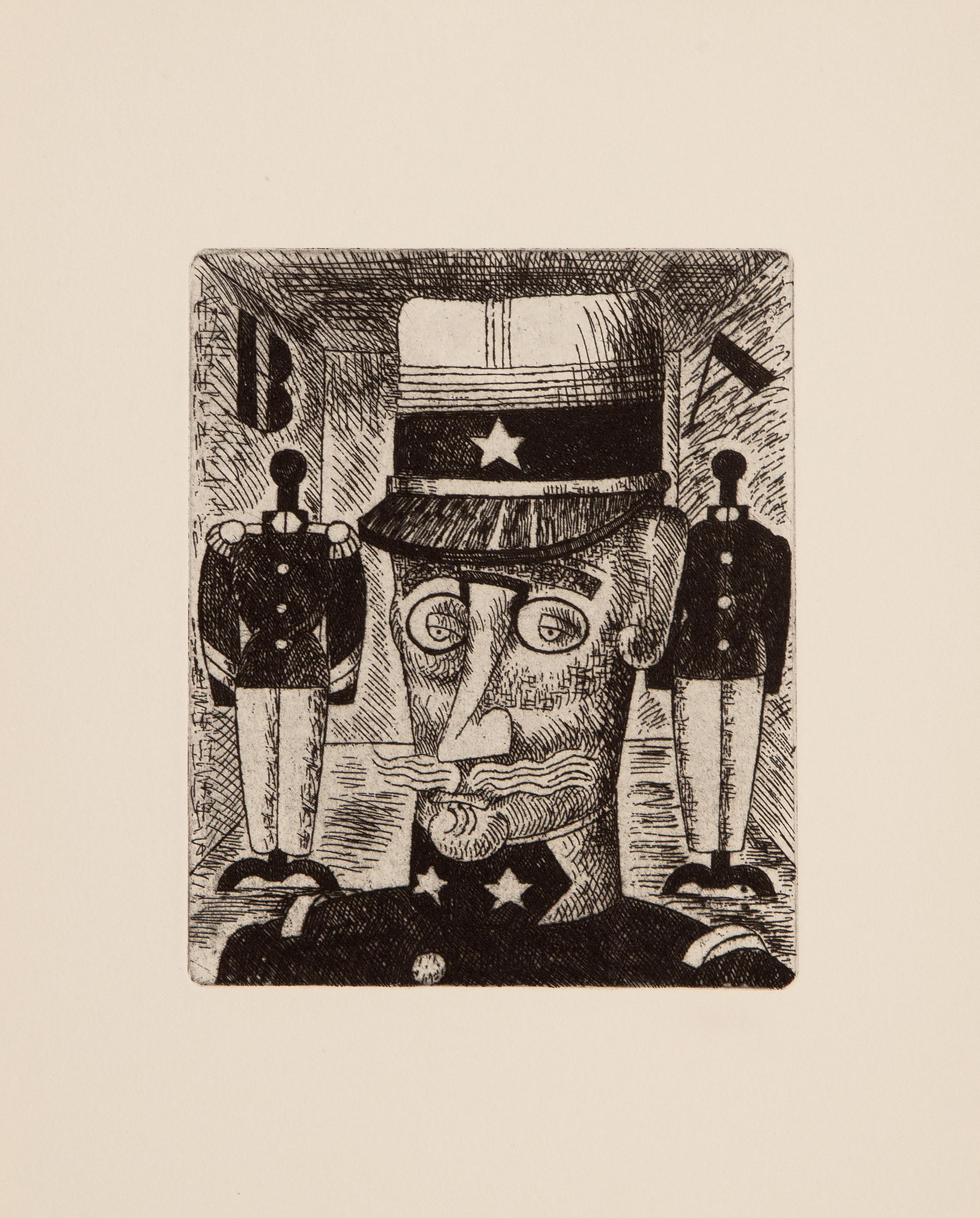 Vers un Monde Volage II, Suite of Surrealist Etchings by Marcel Gromaire For Sale 6