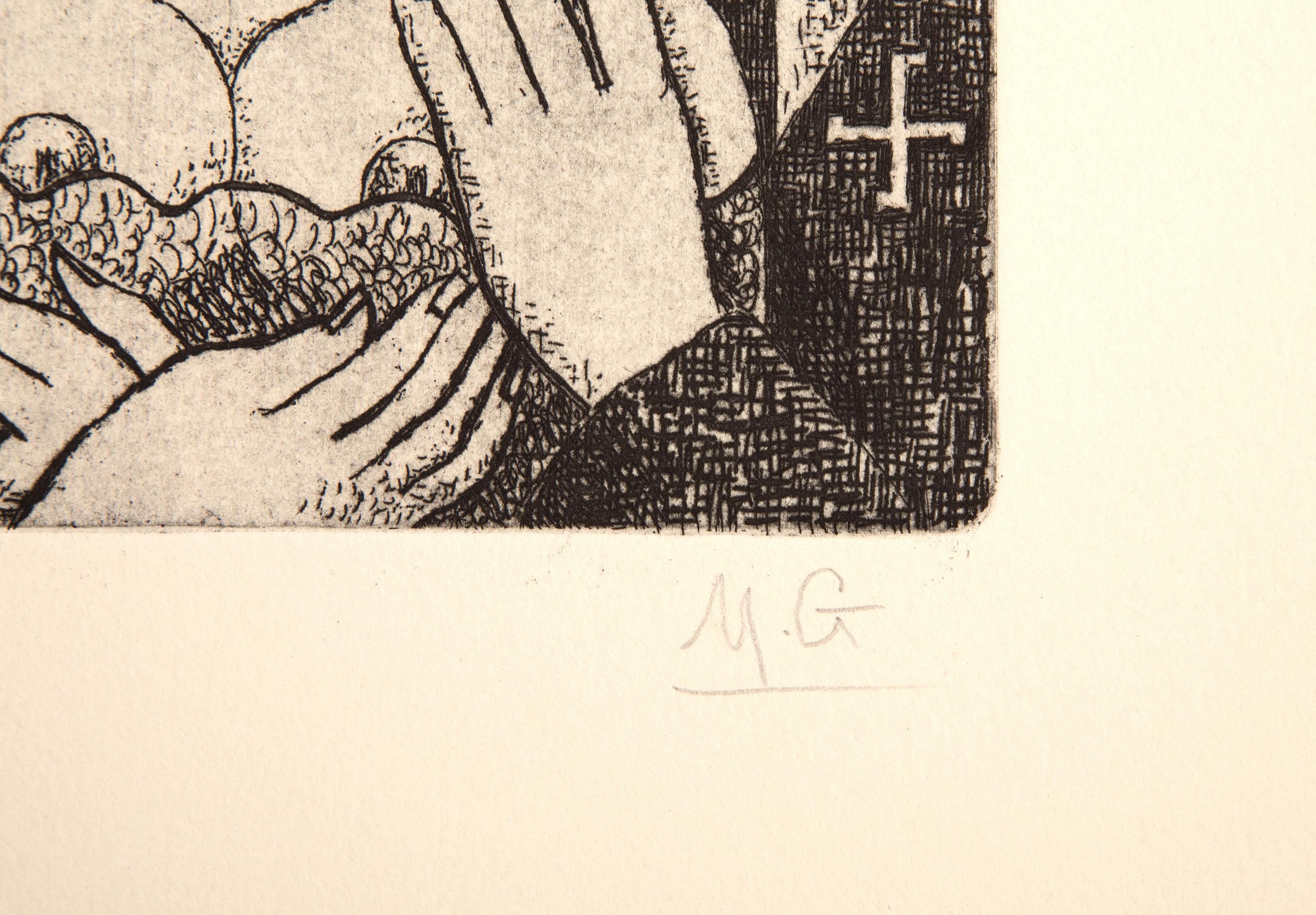 Vers un Monde Volage, Surrealist Suit of 10 Etchings by Marcel Gromaire For Sale 2