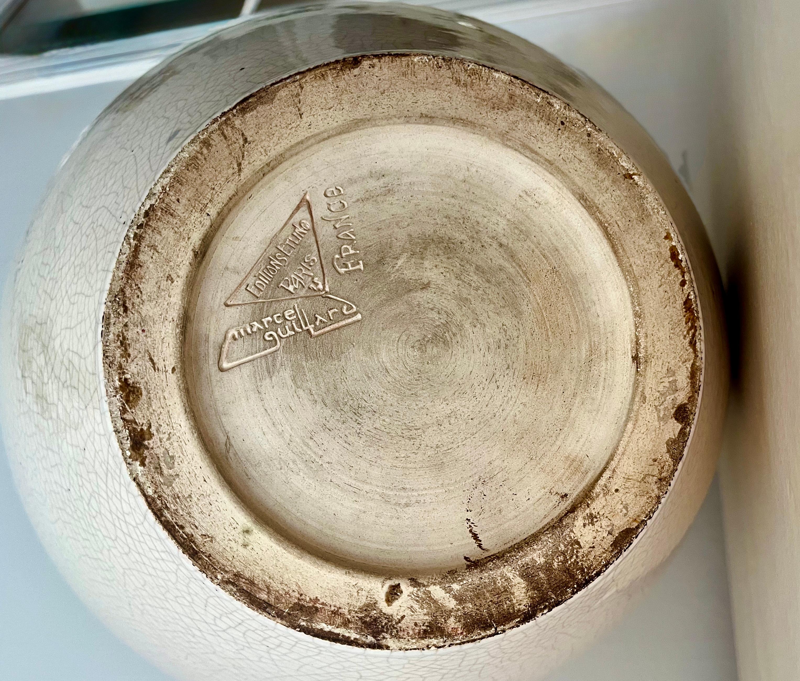 Marcel Guillard (1896-1983) per Etling Paris Vaso grande In condizioni buone in vendita a CA, CA