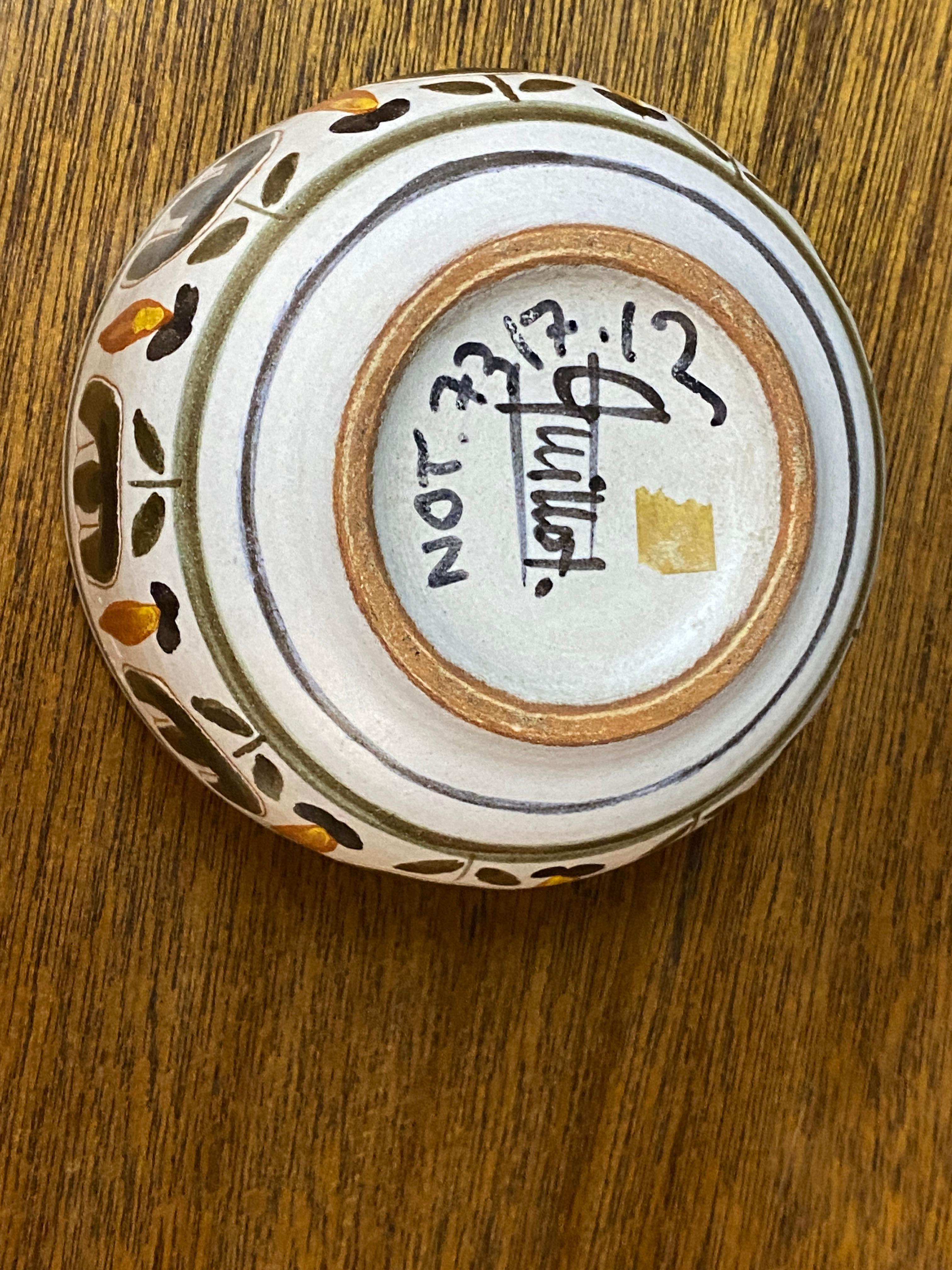 Marcel Guillot (1910-1985) Piccola tazza in ceramica, firmata, datata 73, Valauris in vendita 3