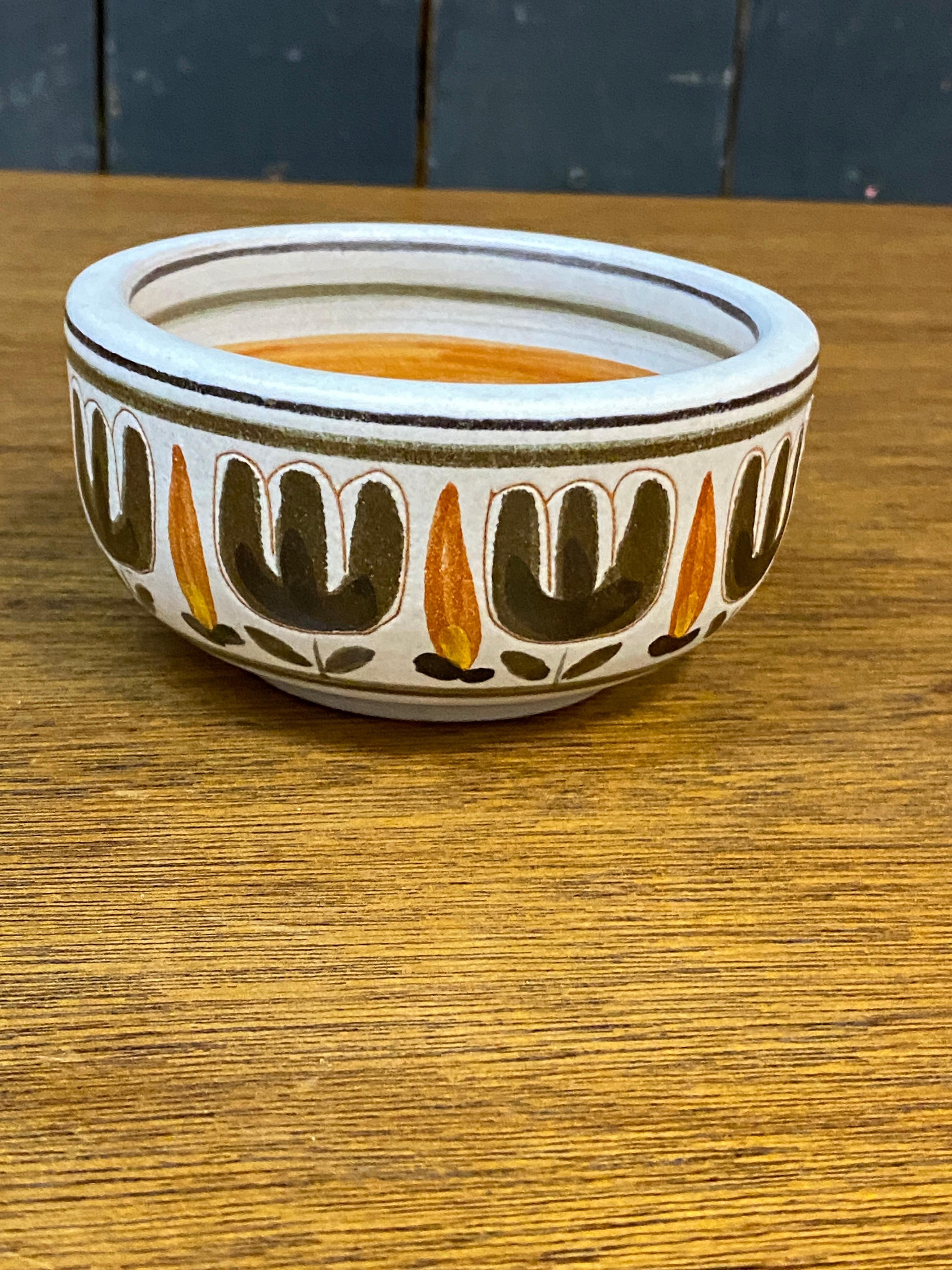 20th Century Marcel Guillot (1910-1985) Small Ceramic Cup, Signed, Dated 73, Valauris For Sale
