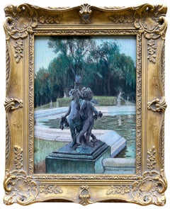 Three Angels in a Park Scene, Marcel Hess, Brussels 1878 – 1948 Grimbergen