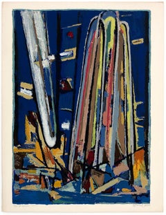 Cri Des Sirenes (from Ten Painters on War and Peace), hand signed lithograph