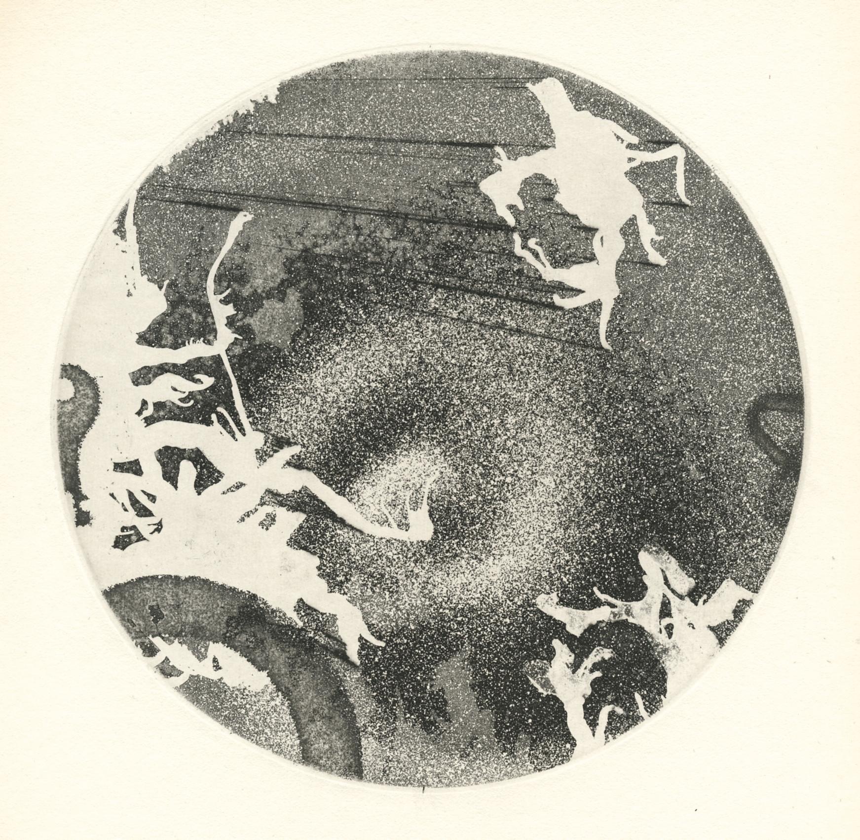 original etching - Print by Marcel Jean