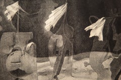 Profil de la Mémoire, Abstract Etching by Marcel Jean