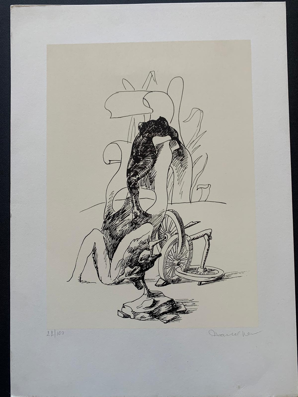 Paper Marcel Jean, Surrealist Compositions, Lithographs, 1960, Set of 15 For Sale