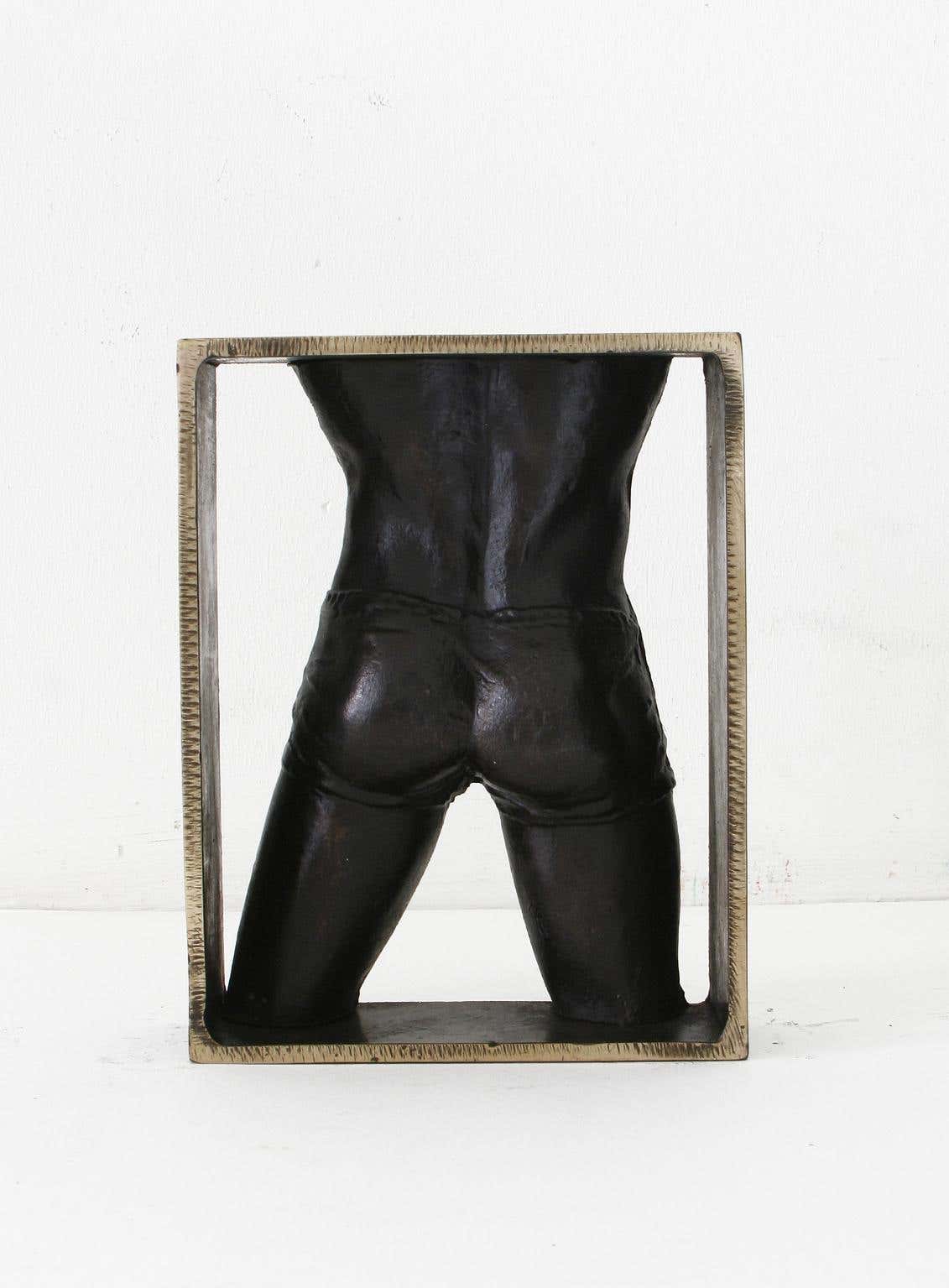 Marcel Julius Joosen Butt In Frame Contemporary Bronze Sculpture marcel-julius-joosen-butt-in-frame-contemporary-bronze-sculpture