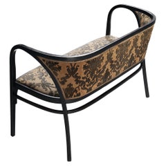Marcel Kammerer pour Thonet Banc en tissu floral