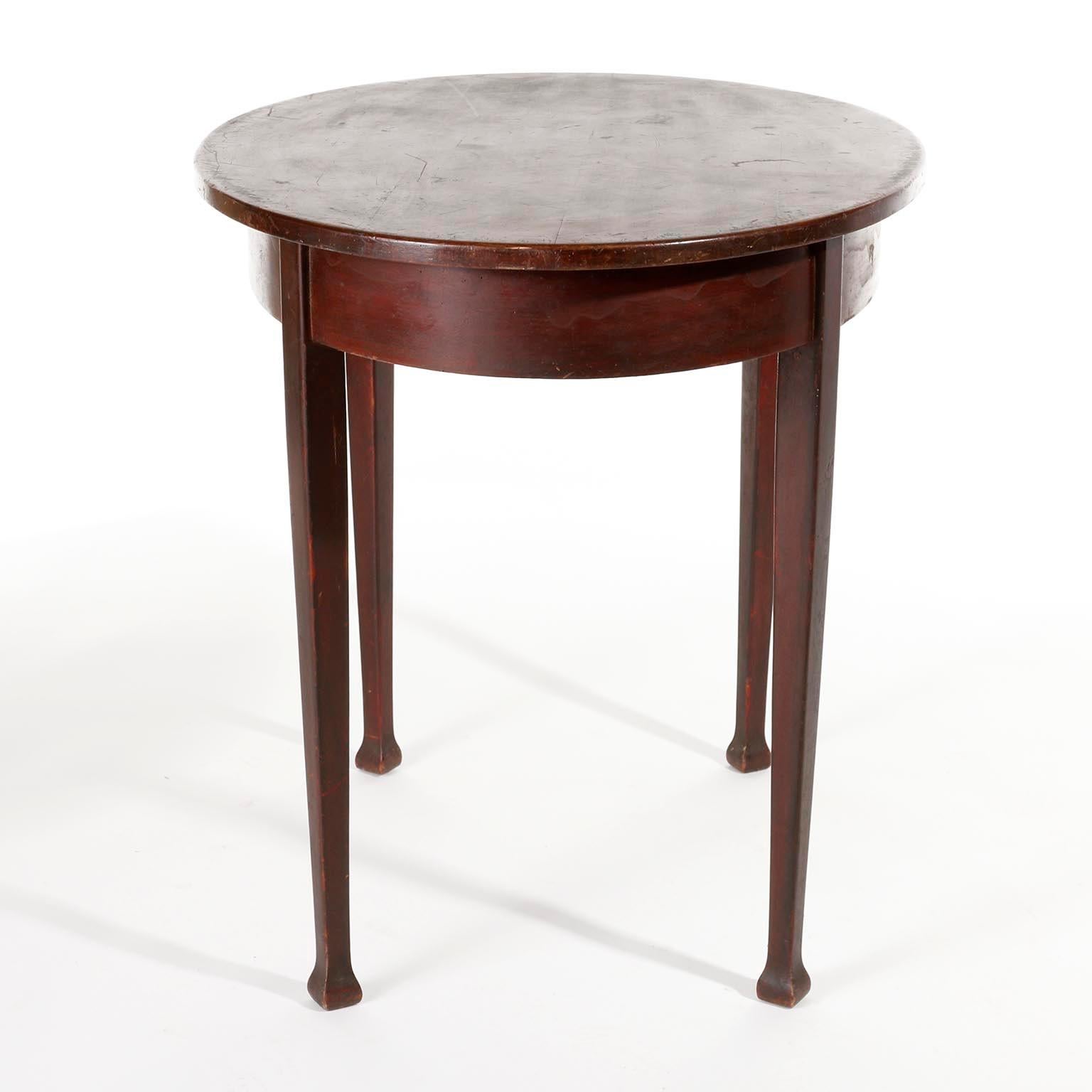 Marcel Kammerer Oval Mahogany Table Thonet Art Nouveau, Vienna, Austria, 1910 In Good Condition In Hausmannstätten, AT