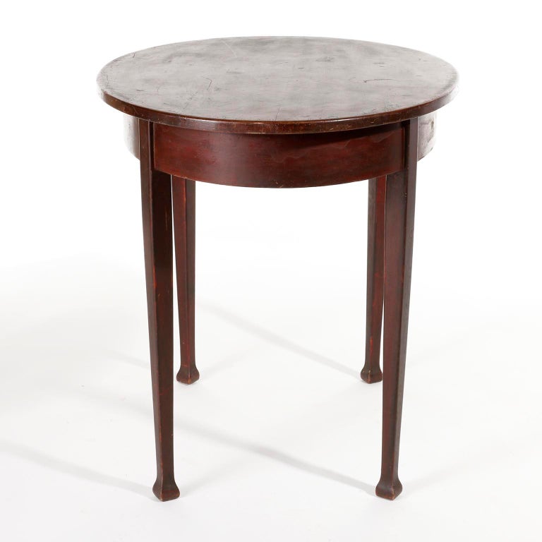 Early 20th Century Marcel Kammerer Oval Mahogany Table Thonet Art Nouveau, Vienna, Austria, 1910 For Sale
