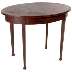 Marcel Kammerer Oval Mahogany Table Thonet Art Nouveau, Vienna, Austria, 1910