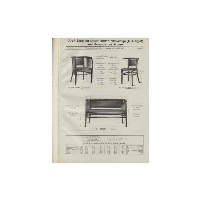 Salon-Suite von Marcel Kammerer, Thonet, türkisgrünes Leder, 1910 im Angebot 12