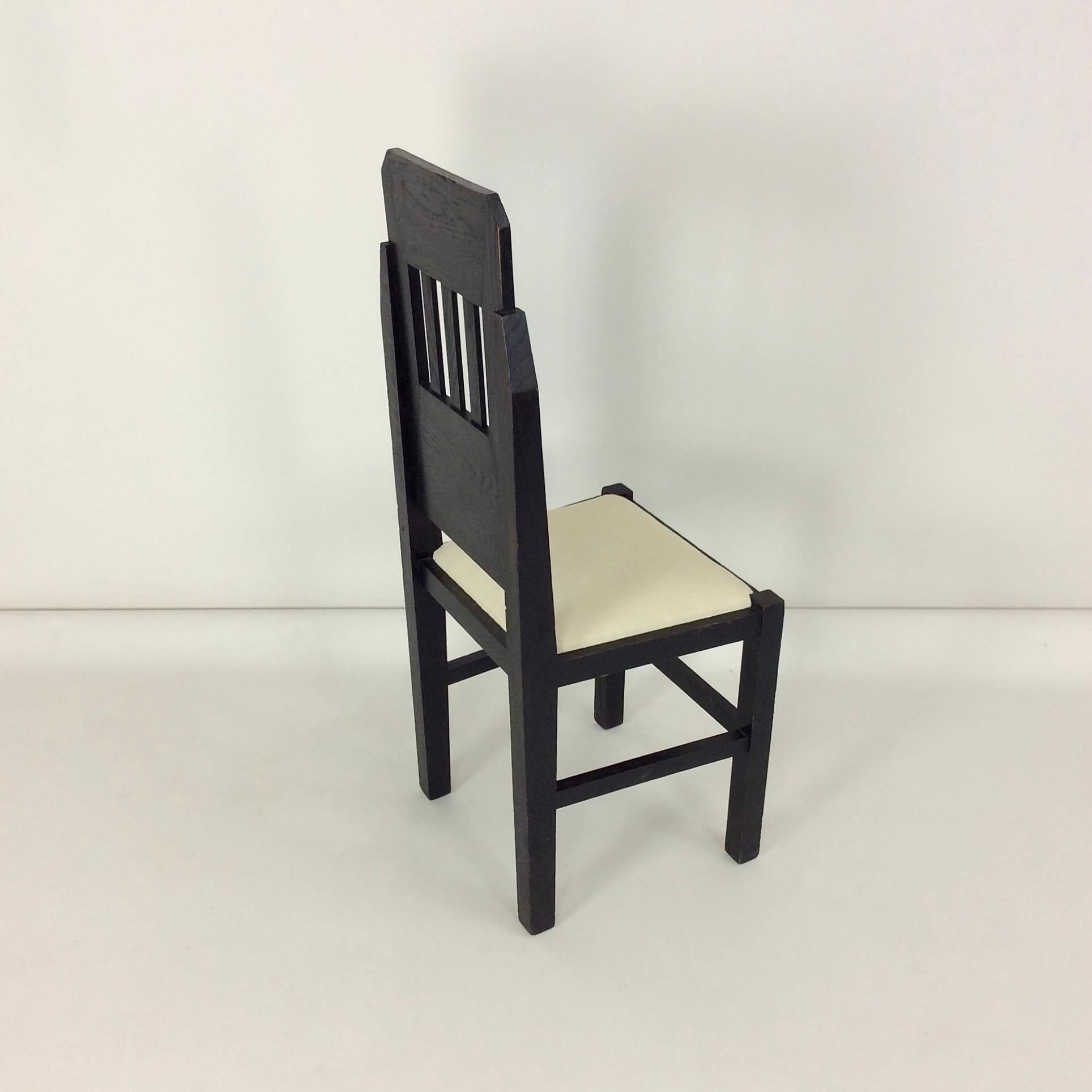 Marcel-Louis Baugniet Modernist Chair, circa 1925, Belgium For Sale 7