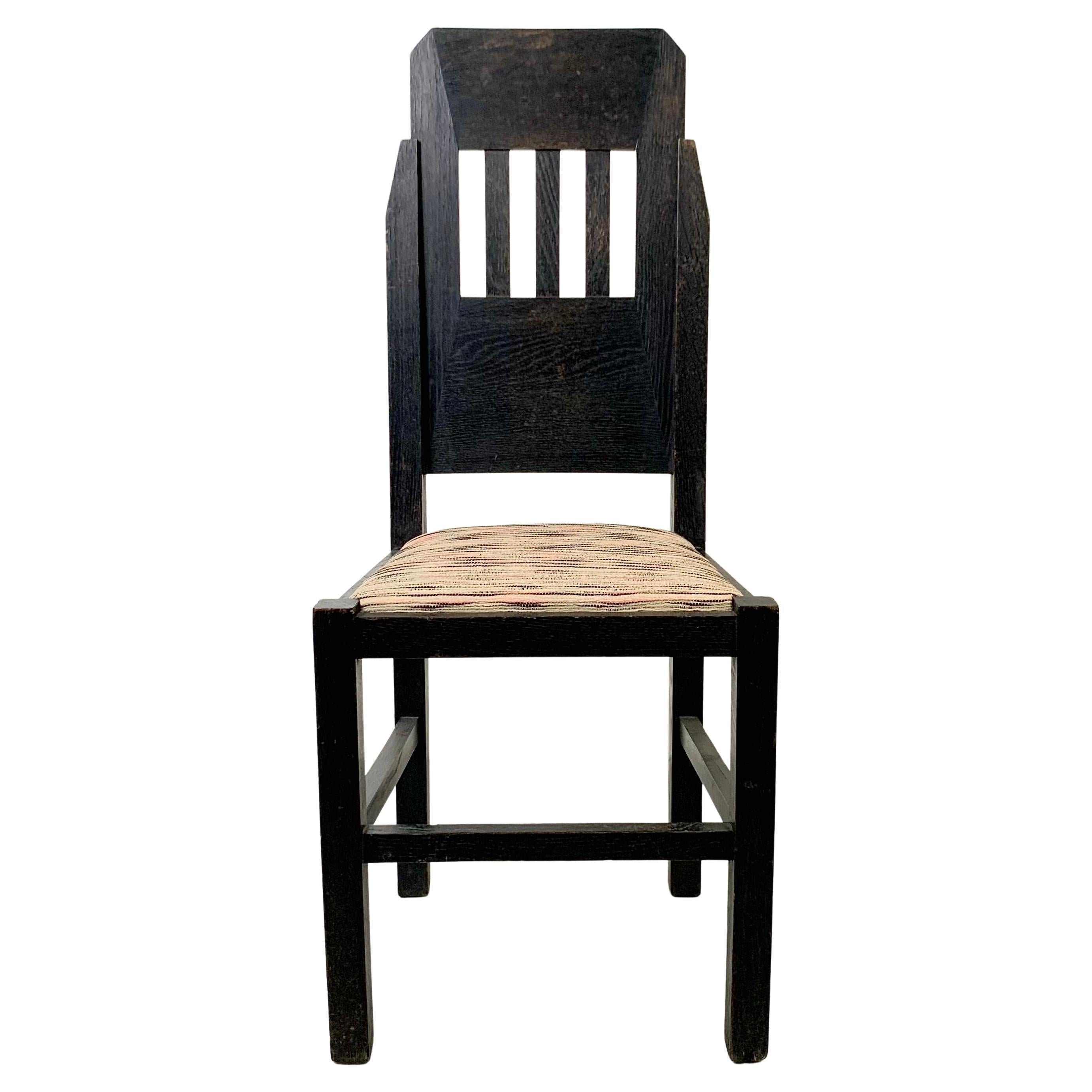 Marcel-Louis Baugniet Modernist Chair, circa 1925, Belgium