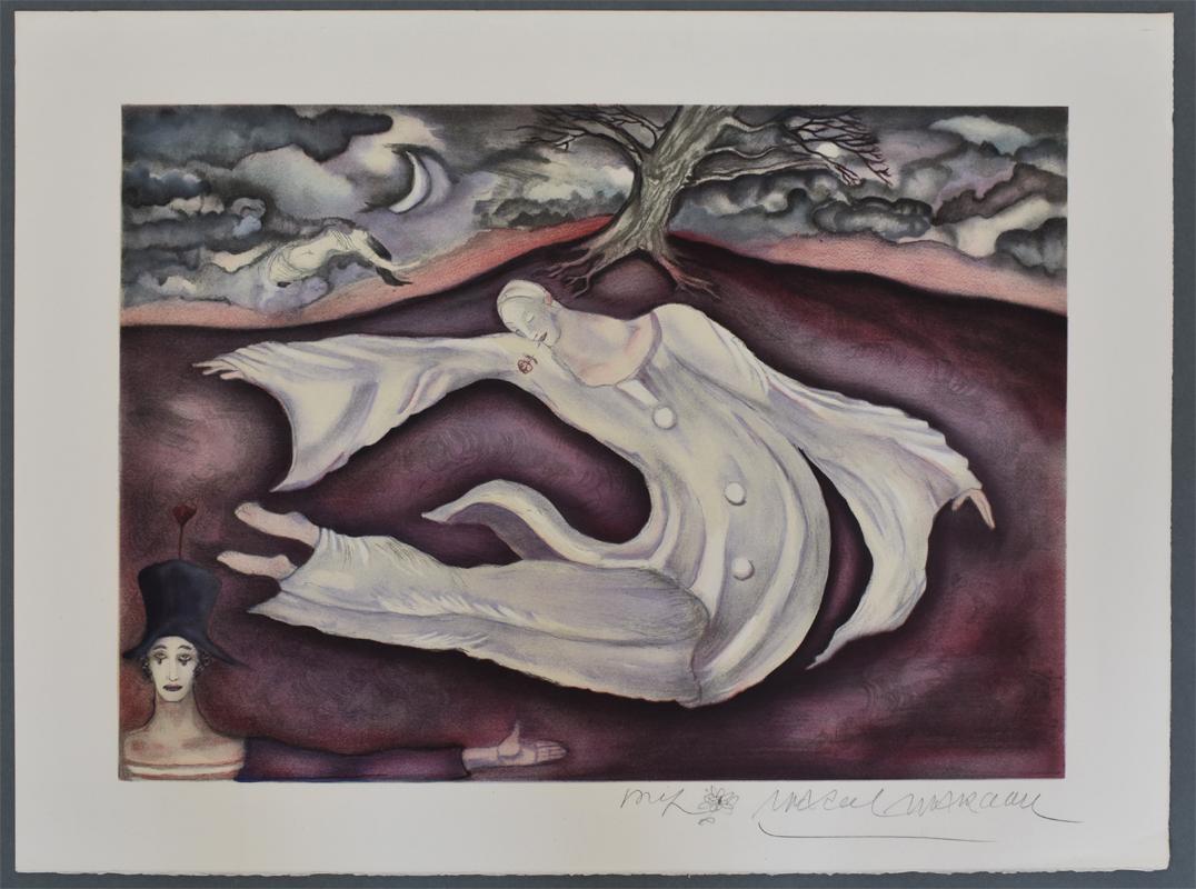 Floating Mime - Print by Marcel Marceau