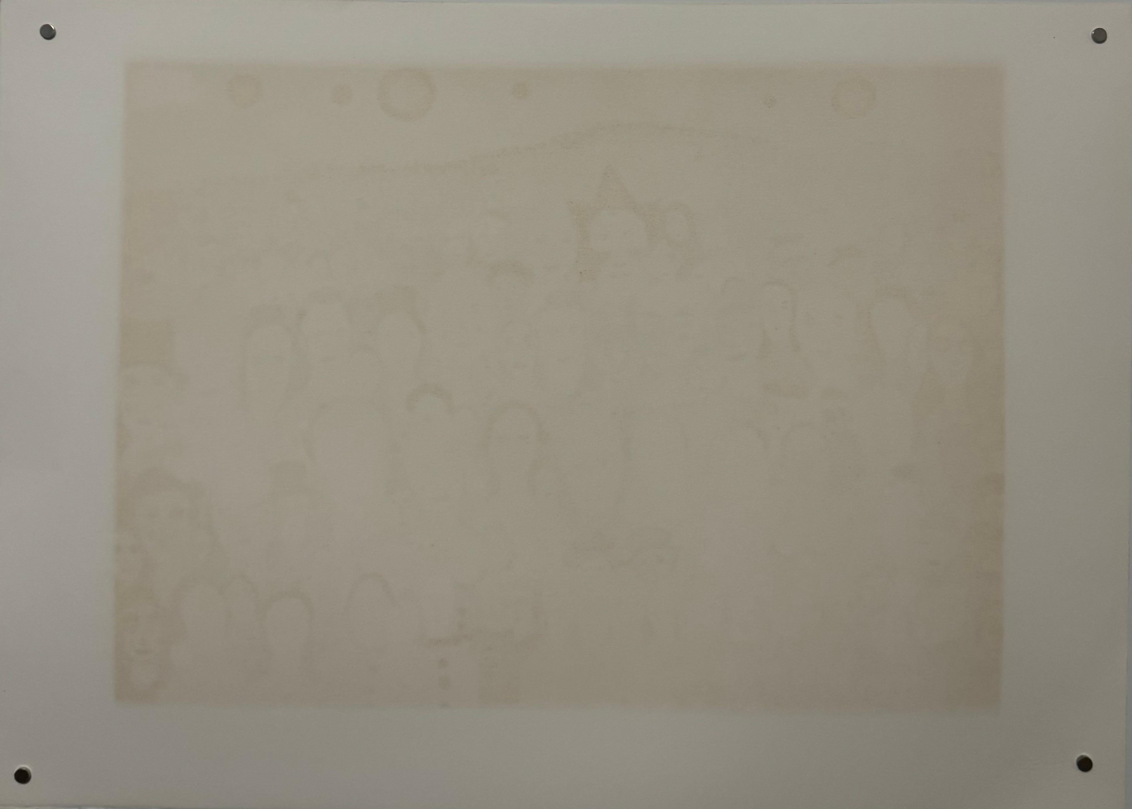 French Surrealist Lithograph Legendary Mime Marcel Marceau Third Eye Surrealism For Sale 8