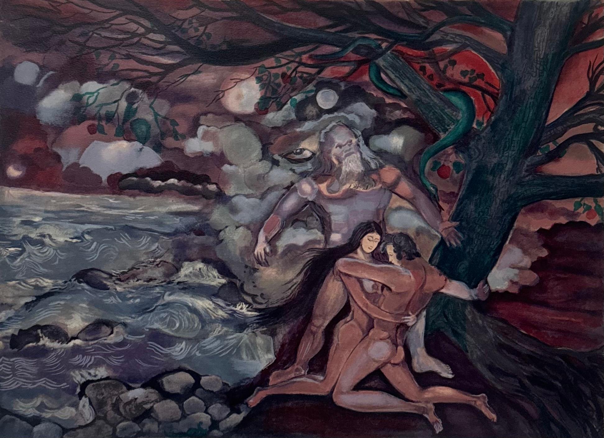 Le Troisième Oeil (The Third Eye)
Lithograph on Arches paper
Hand signed and numbered
1981
Dimensions: 21.5 X 30 inches

Marcel Marceau (French: born Marcel Mangel; 1923 – 2007) was a French mime artist and actor most famous for his stage persona,