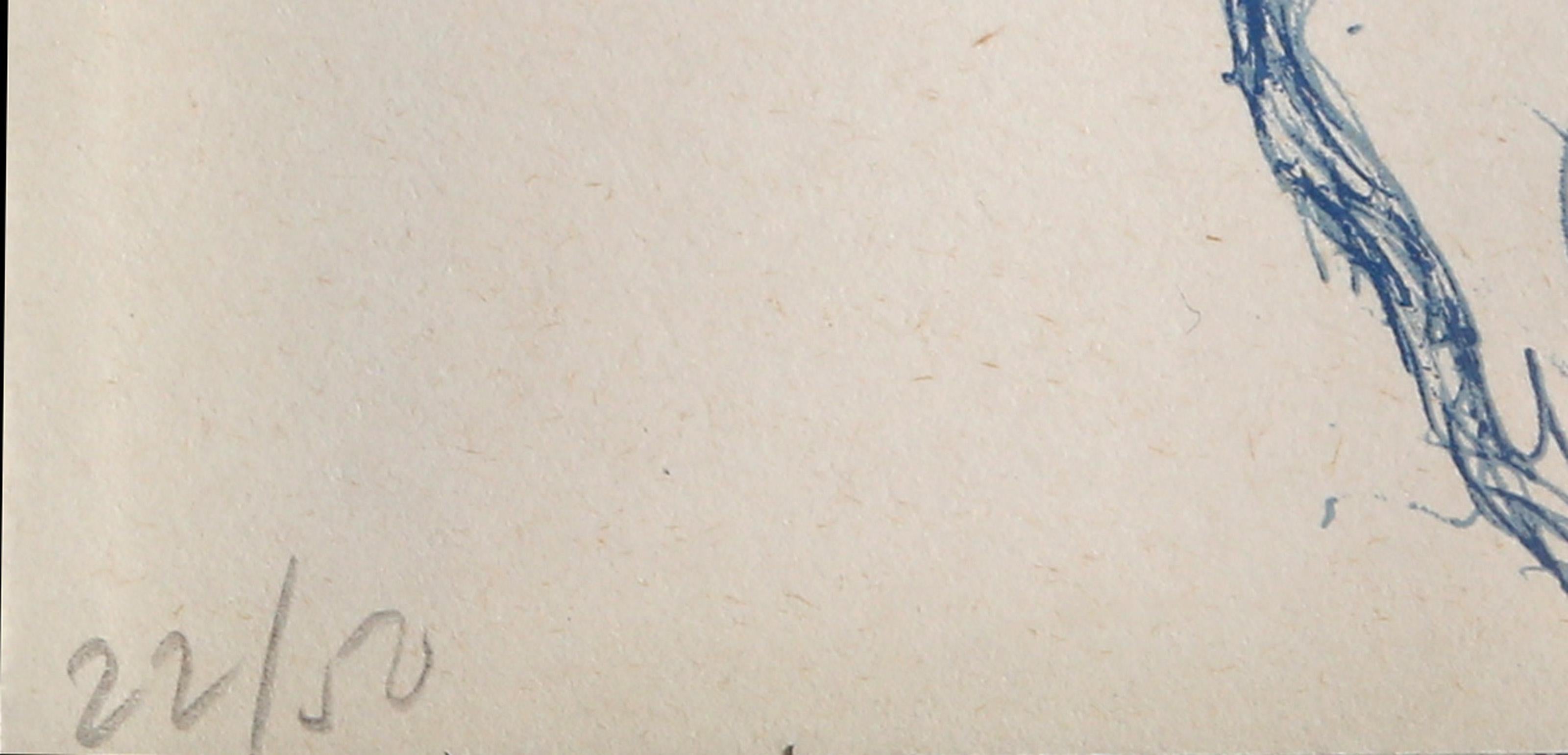 Recital, litografía de arte moderno de Marcel Marceau en venta 2