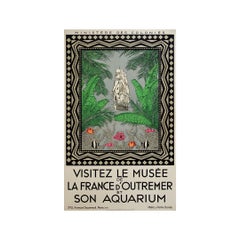 1937 original poster - Musée de la France d’Outremer et son Aquarium
