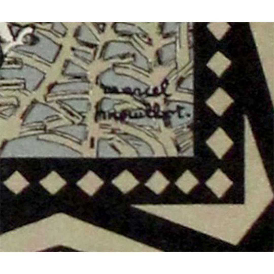 Manifesto originale del 1937 - Musée de la France d'Outremer et son Aquarium in vendita 1