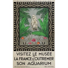1937 original poster - Musée de la France d’Outremer et son Aquarium