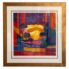 Marcel Mouly “Champ De Colza Autre“ Lithograph