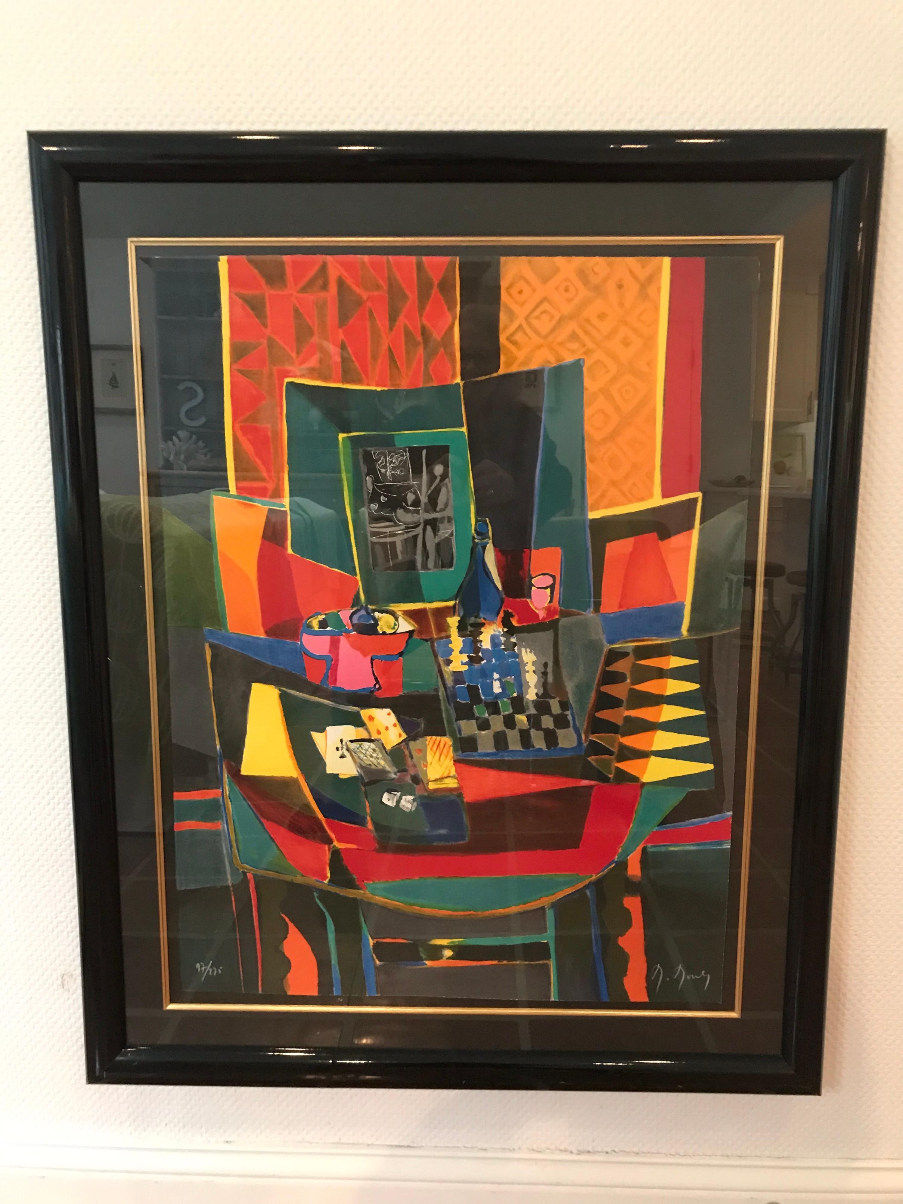 Marcel Mouly Lithograph In Good Condition For Sale In Chicago, IL