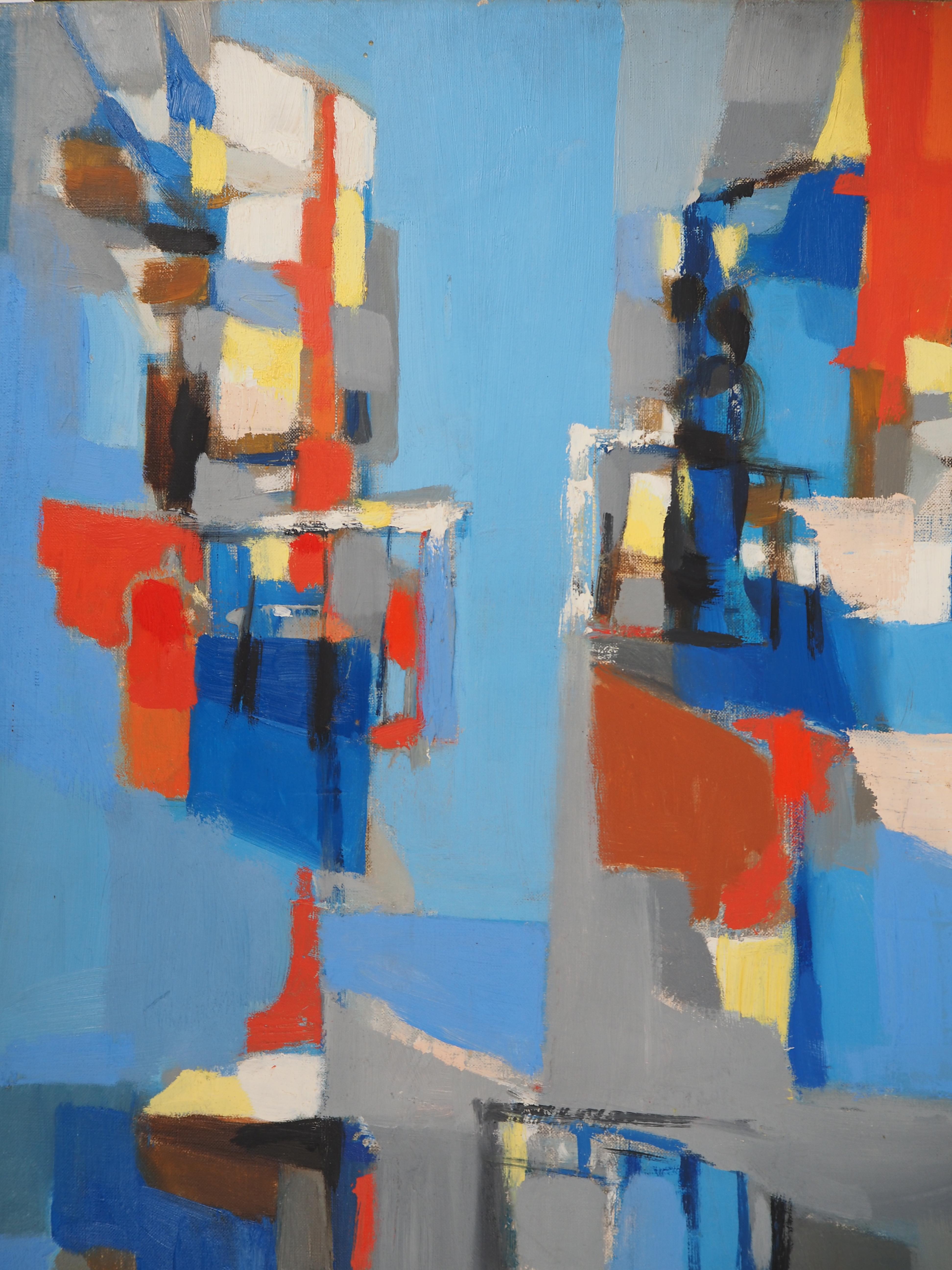 Marcel Mouly (1918 - 2008)
Strada colorata in Spagna, 1960 ca.

Pittura ad olio originale su tela
Firmato in basso a sinistra
Titolo sul retro
Su tela 61 x 46 cm (circa 24 x 18 pollici)

Ottime condizioni