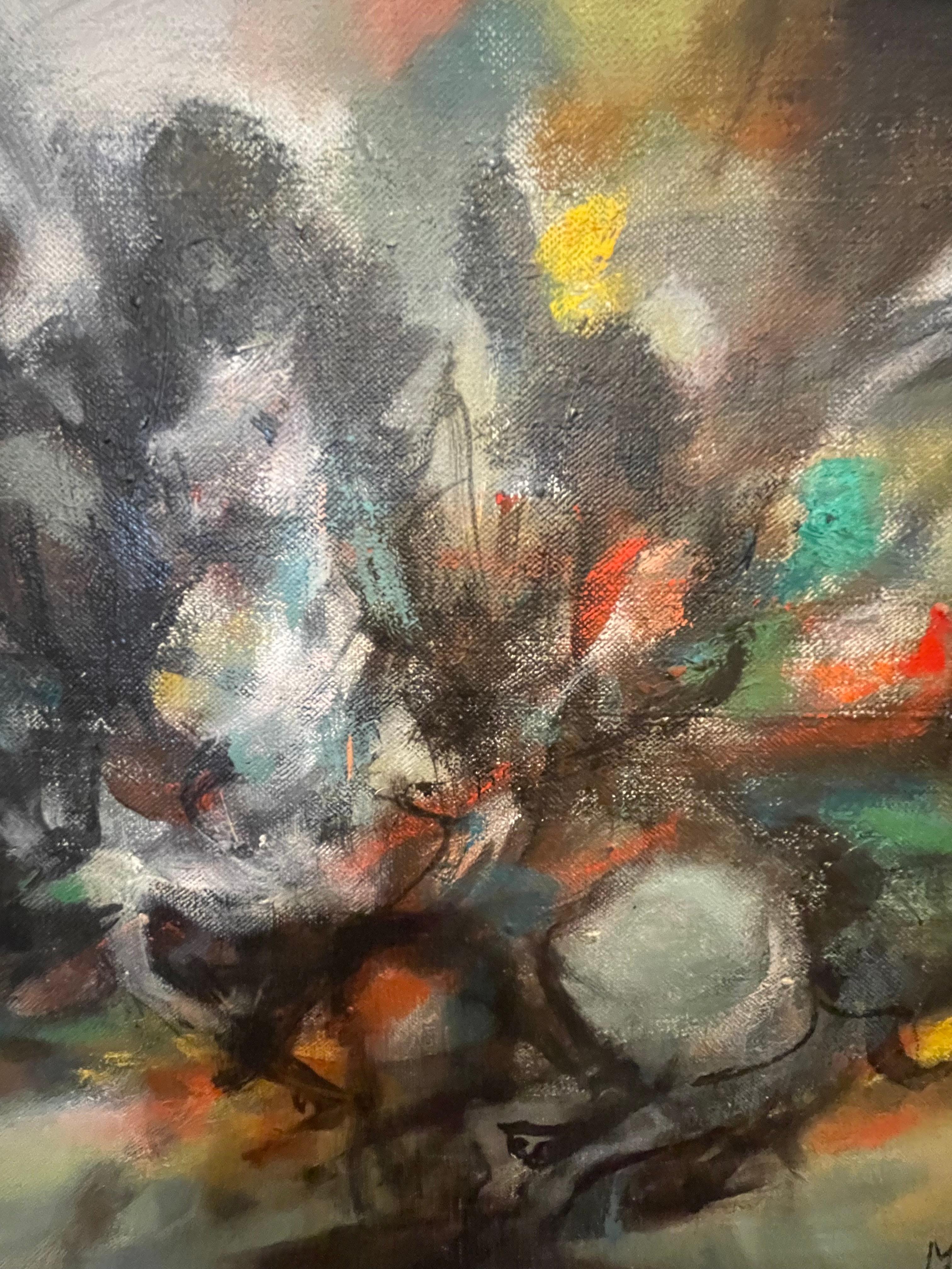 Marcel Mouly - olio originale intitolato 