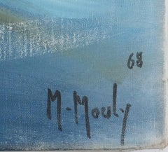 Typhoon - Original Oil on canvas, Signed