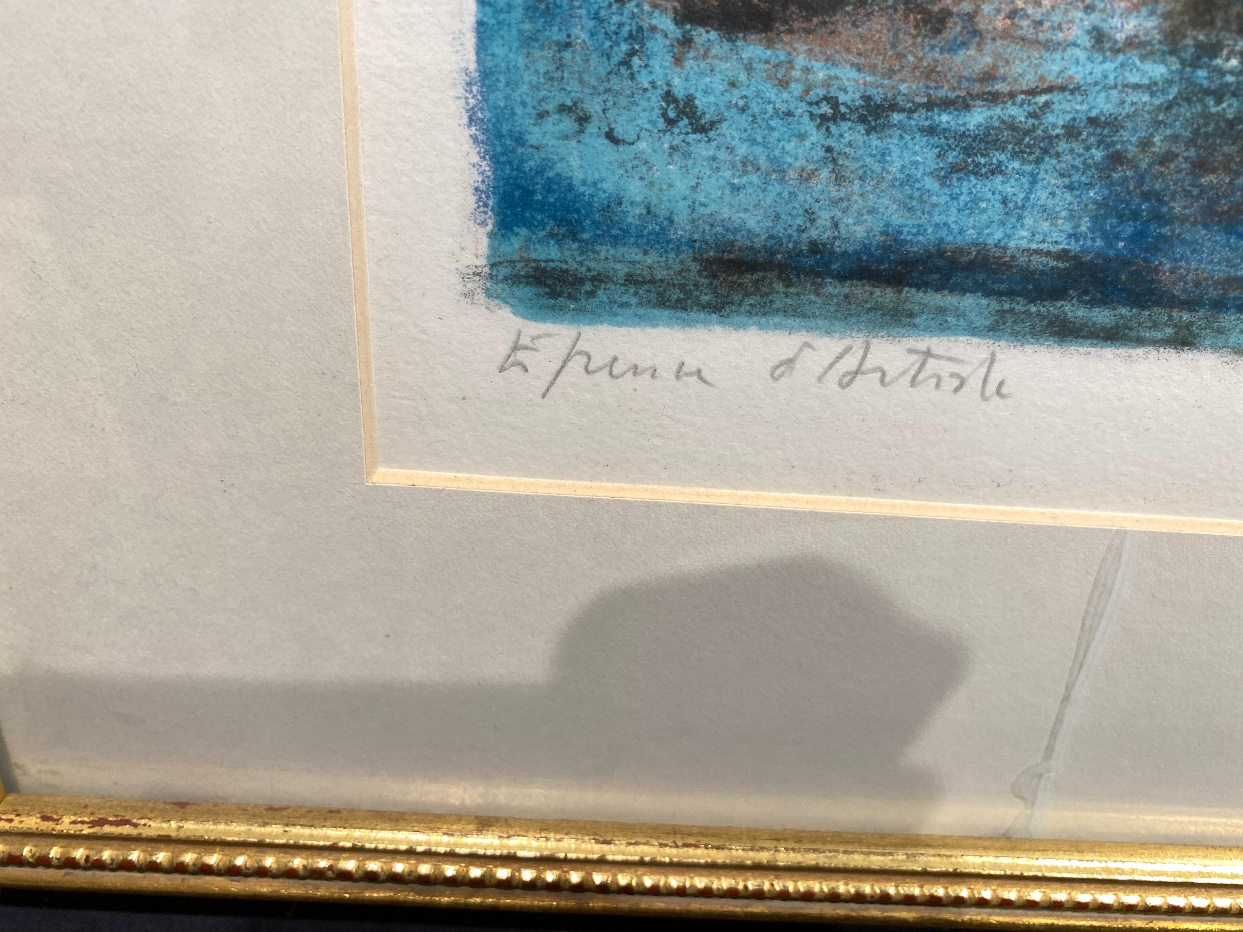 Hand-Signed by the Artist Lower Right
Titled Lower Center
Inscribed 