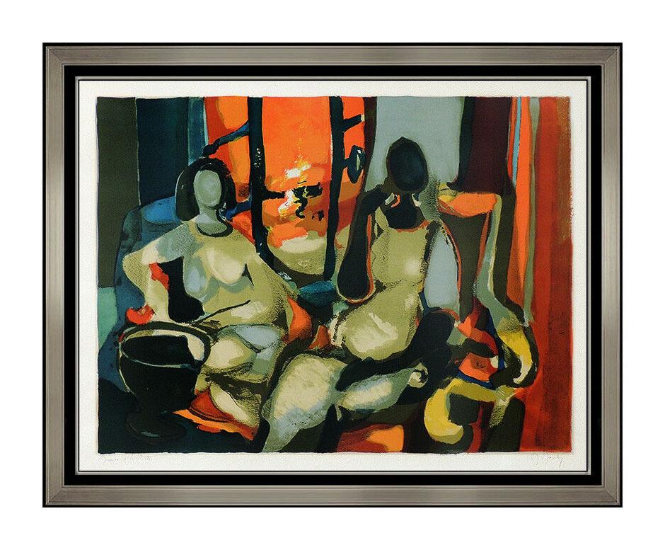 Marcel Mouly Authentic and Large, Hand-Signed and Numbered Lithograph, Custom Framed and listed with the Submit Best Offer option
Accepting Offers Now:  Up for sale here we have an Extremely Rare and High Quality Lithograph in Colors on heavy art