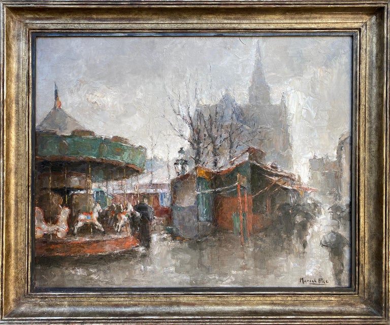 Marcel Pire Funfair on a Rainy Day, Marcel Pire, Brussels 1913 1981