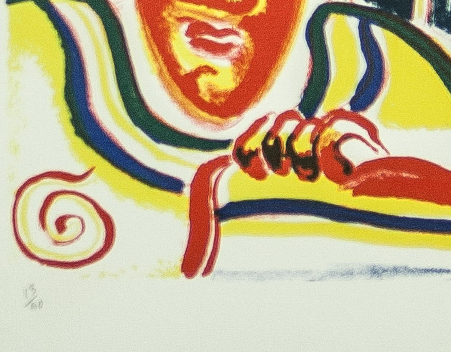 Marcel Pouget original signed limited ed. lithograph For Sale 3