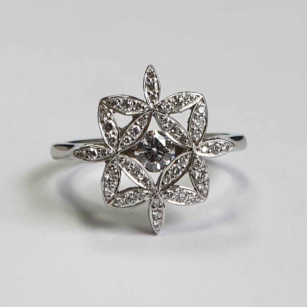 flower of life engagement ring