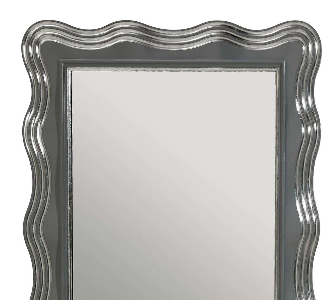 Marcel silver mirror by Spini Firenze.