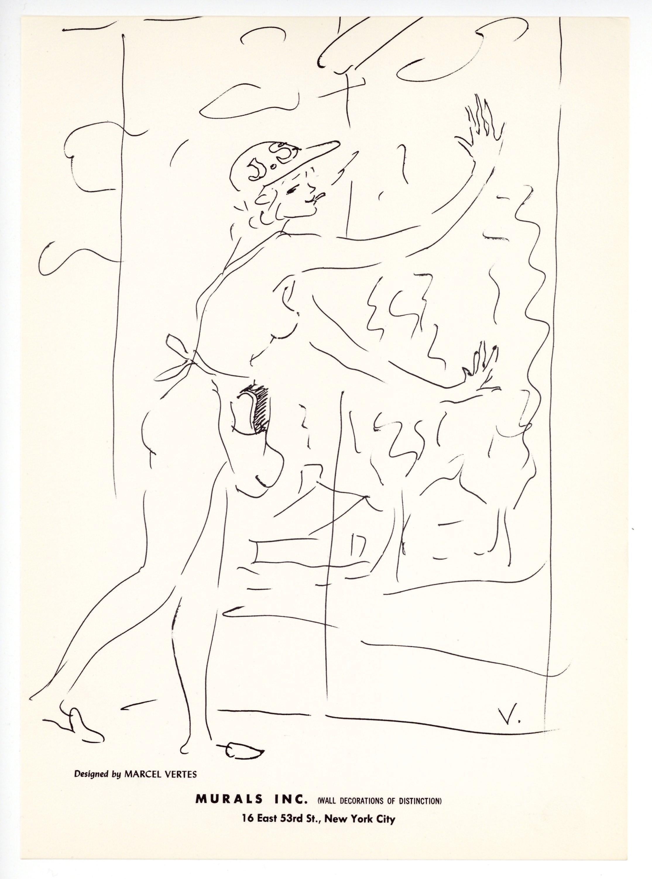 original lithograph - Print by Marcel Vertès