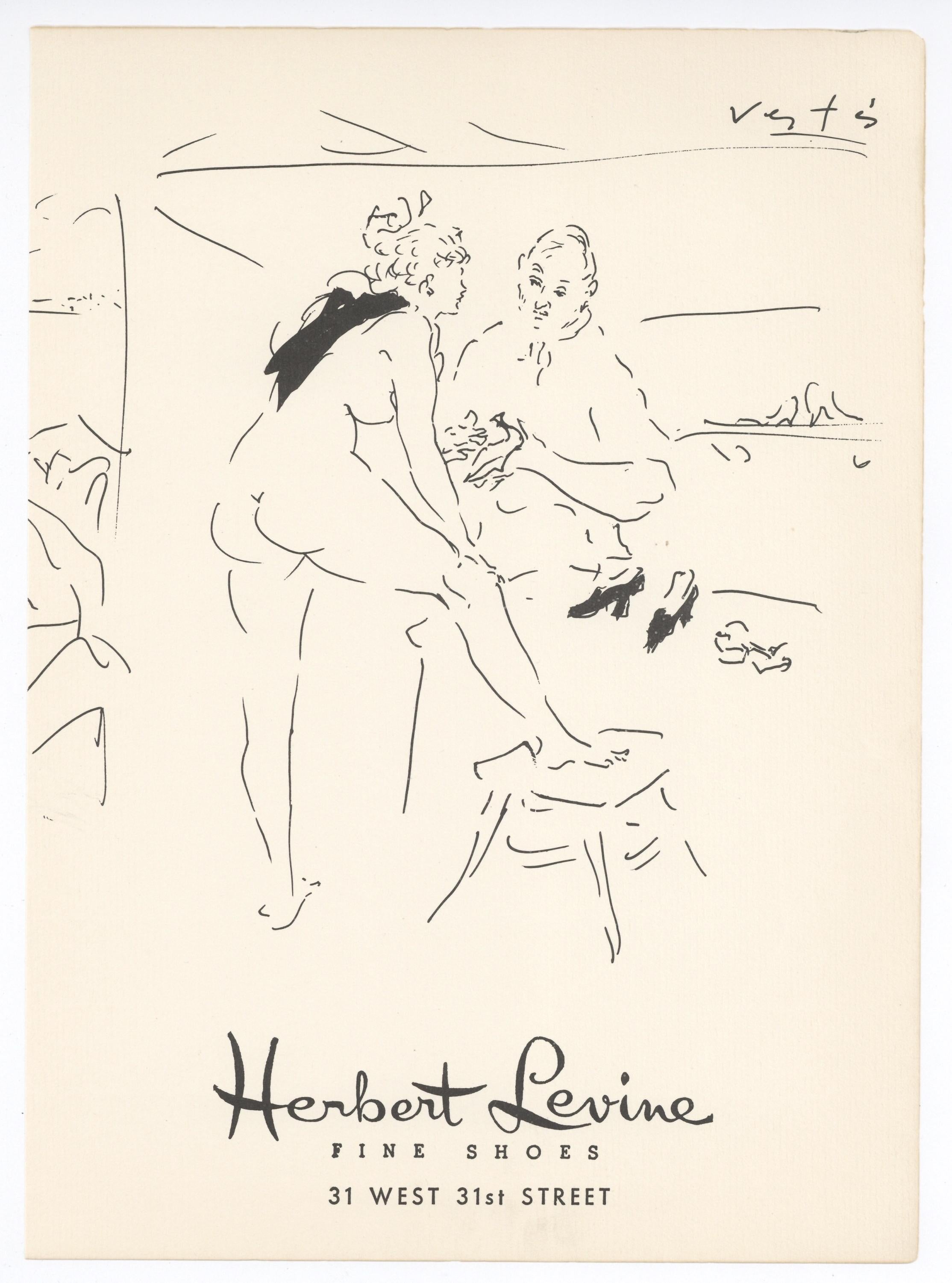 original lithograph - Print by Marcel Vertès
